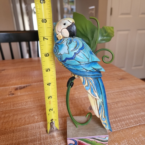 Jim Shore Parrot Pretty Bird 2007 Retired #4009249 Heartwood Creek 8" Tall - Picture 11 of 11
